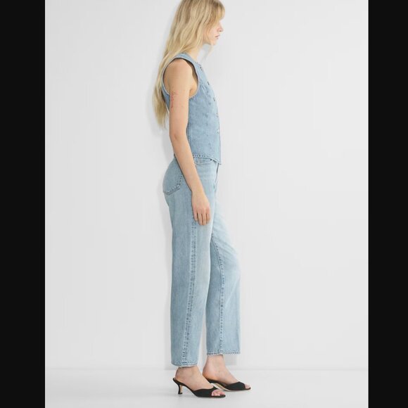 NWT Aritzia Denim Forum 90s So-Soft Hi-Rise Baggy in 7 Yrs Bleu Taboo | Size 26 - Picture 5 of 11